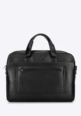 Torba na laptopa 17" z imitacji skóry czarna Wittchen