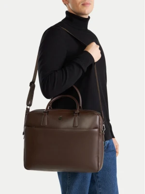 Torba na laptopa Beverly Hills Polo Club CWBEO-BHPC-L-016-07. Brązowy ciemny