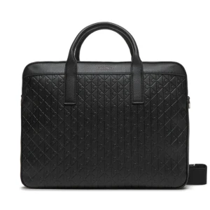 Torba na laptopa Calvin Klein Emblem Emboss Commuter LV04D3265G Czarny