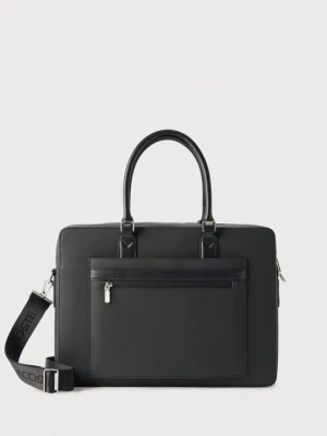 Torba na laptopa Lacoste czarny