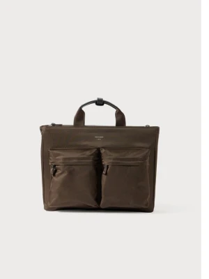 Torba na laptopa Tiger Of Sweden ciemnobrązowy