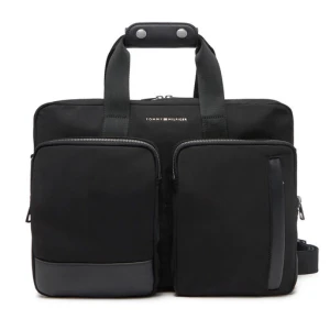 Torba na laptopa Tommy Hilfiger Th Business Nylon Computer Bag AM0AM13191 Czarny