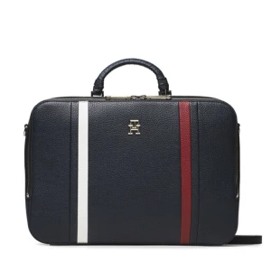 Torba na laptopa Tommy Hilfiger Th Emblem Laptop Bag Corp AW0AW15116 Granatowy