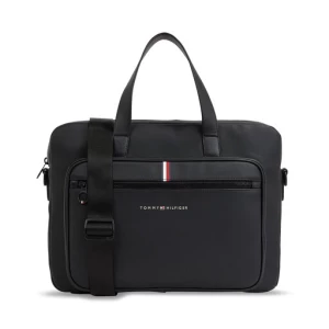 Torba na laptopa Tommy Hilfiger Th Essential Pique Computer Bag AM0AM11542 Czarny