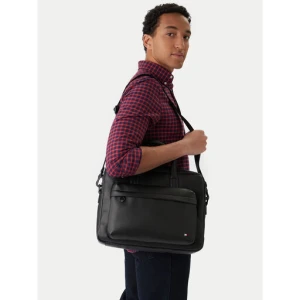 Torba na laptopa Tommy Hilfiger Th Flag Computer Bag AM0AM13989 Czarny