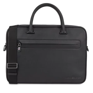 Torba na laptopa Tommy Hilfiger Th Modern Pu Computer Bag AM0AM12232 Czarny