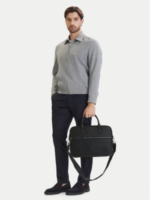 Torba na laptopa Tommy Hilfiger Th Woven Computer Bag AM0AM14094 Czarny