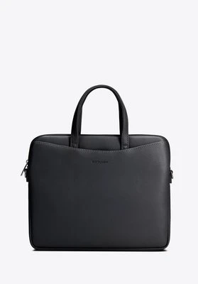 Torba na laptopa z ekoskóry męska 13–14 cali czarna Wittchen