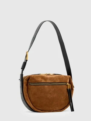 Torba na ramię AllSaints brązowy