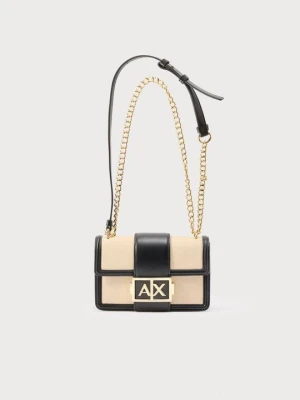 Torba na ramię Armani Exchange beżowy