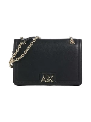 Torba na ramię Armani Exchange czarny