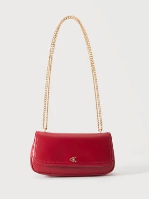 Torba na ramię Calvin Klein ciemnoczerwony