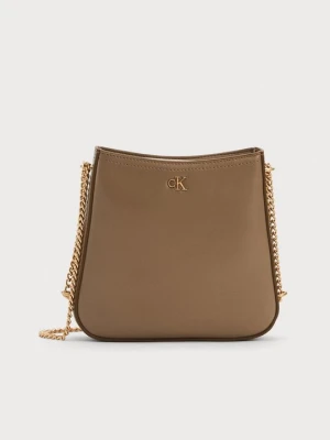 Torba na ramię Calvin Klein jasny brąz