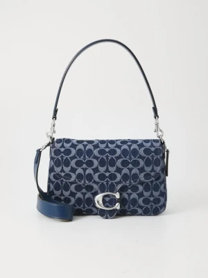Torba na ramię Coach niebieski denim