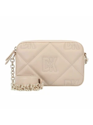 Torba na ramię DKNY mleczny