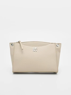 Torba na ramię DKNY taupe
