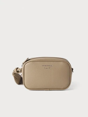 Torba na ramię Emporio Armani beżowy