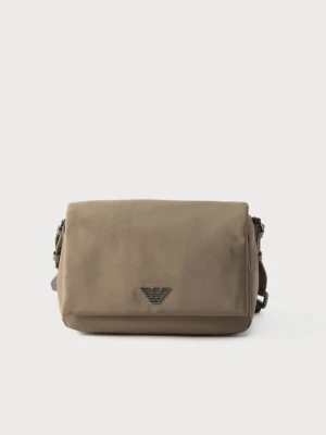 Torba na ramię Emporio Armani brązowy