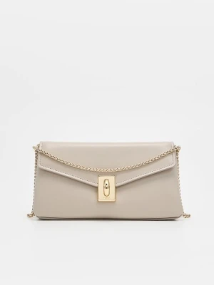 Torba na ramię Furla jasnoszary