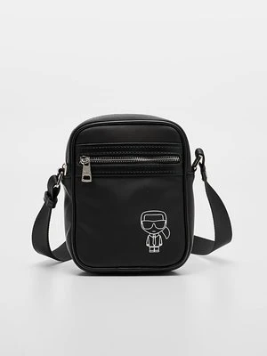 Torba na ramię KARL LAGERFELD czarny