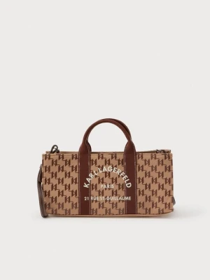 Torba na ramię KARL LAGERFELD brązowy