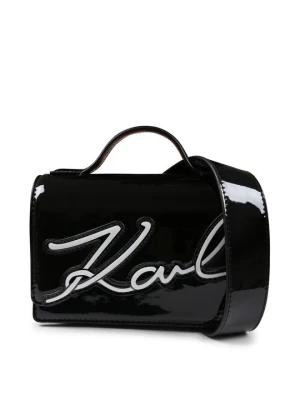 Torba na ramię KARL LAGERFELD czarny