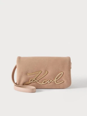 Torba na ramię KARL LAGERFELD nude