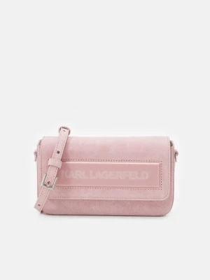 Torba na ramię KARL LAGERFELD różowy