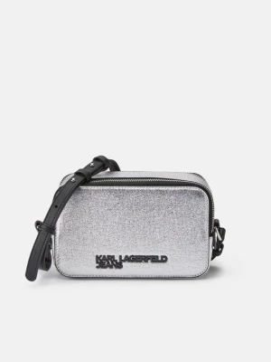 Torba na ramię KARL LAGERFELD srebrny