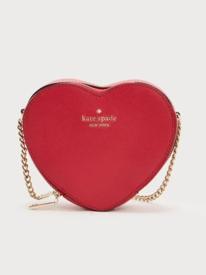 Torba na ramię Kate Spade jagodowy