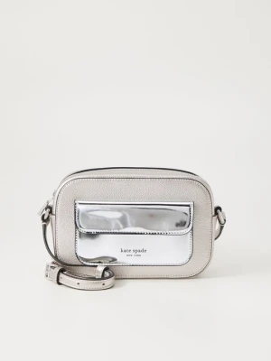 Torba na ramię Kate Spade srebrny
