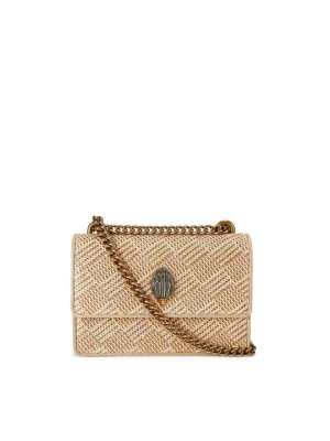 Torba na ramię Kurt Geiger beżowy