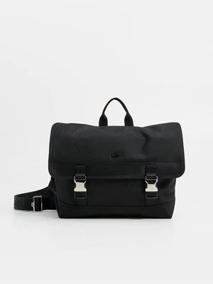 Torba na ramię Lacoste czarny