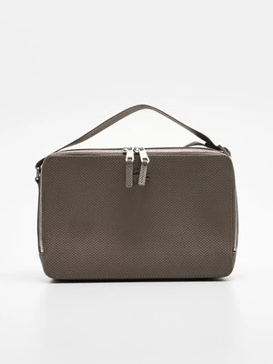 Torba na ramię Lacoste taupe