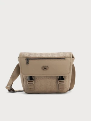 Torba na ramię Lacoste beżowy