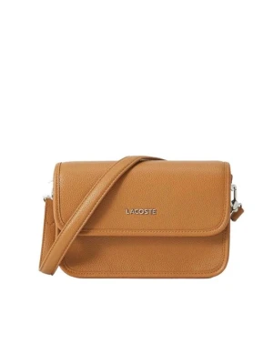 Torba na ramię Lacoste brązowy