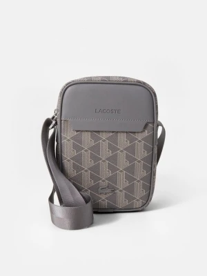 Torba na ramię Lacoste ciemnoszary