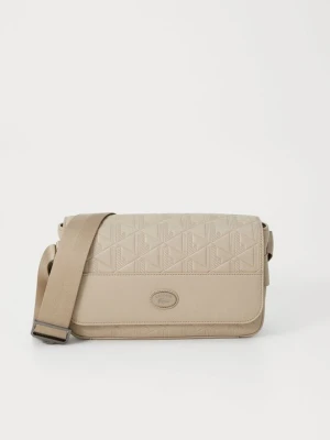Torba na ramię Lacoste czarny
