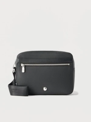 Torba na ramię Lacoste czarny