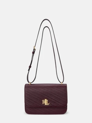 Torba na ramię Lauren Ralph Lauren bordowy