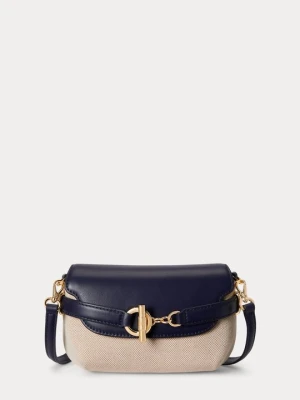 Torba na ramię Lauren Ralph Lauren granatowy