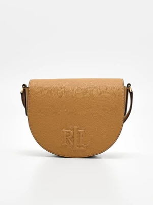 Torba na ramię Lauren Ralph Lauren jasny brąz