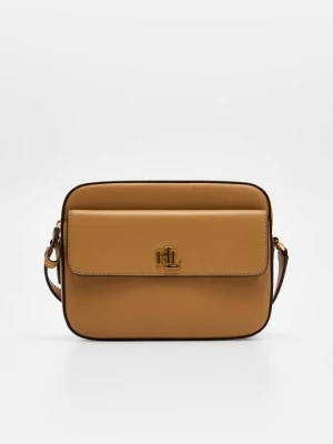 Torba na ramię Lauren Ralph Lauren jasny brąz