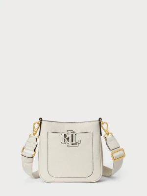 Torba na ramię Lauren Ralph Lauren mleczny