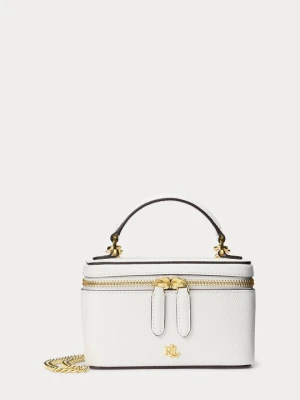Torba na ramię Lauren Ralph Lauren mleczny