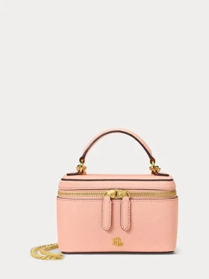 Torba na ramię Lauren Ralph Lauren różowy
