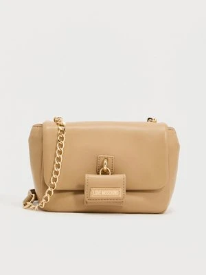 Torba na ramię LOVE MOSCHINO beżowy