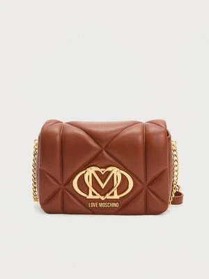 Torba na ramię LOVE MOSCHINO jasny brąz