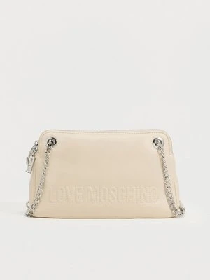 Torba na ramię LOVE MOSCHINO mleczny