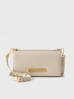 Torba na ramię LOVE MOSCHINO mleczny